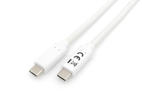 Equip USB 3.2 Gen 1 Typ C auf Typ C Kabel - M/M - 1 m - 1 m - USB C - USB C - USB 3.2 Gen 1 (3.1 Gen 1) - 5000 Mbit/s - Weiß