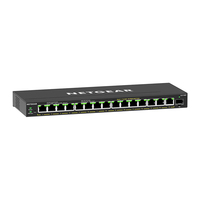 Netgear GS316EP-100PES - Managed - Gigabit Ethernet (10/100/1000) - Full duplex - Power over Ethernet (PoE)