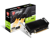 MSI GeForce GT 1030 2GHD4 LP OC - GeForce GT 1030 - 2 GB - GDDR4 - 64 bit - 2100 MHz - PCI Express x16 3.0