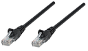 Intellinet Network Patch Cable - Cat6A - 20m - Black - Copper - S/FTP - LSOH / LSZH - PVC - RJ45 - Gold Plated Contacts - Snagless - Booted - Polybag - 20 m - Cat6a - S/FTP (S-STP) - RJ-45 - RJ-45 - Black