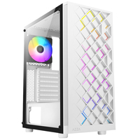 AZZA Spectra - Midi Tower - PC - Weiß - ATX - ITX - micro ATX - Gummi - Stahl - Gehärtetes Glas - Blau - Grün - Rot