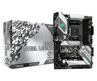 ASRock B550 Steel Legend - AMD - Socket AM4 - 3rd Generation AMD Ryzen™ 3 - 3rd Generation AMD Ryzen 5 - 3rd Generation AMD Ryzen™ 7 - 3rd... - Socket AM4 - DDR4-SDRAM - 128 GB