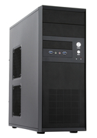 Chieftec CQ-01B-U3-OP - Midi Tower - PC - Schwarz - ATX - micro ATX - Heimbüro - Oben