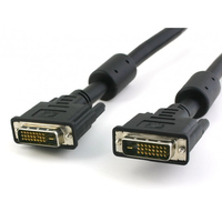 Techly ICOC-DVI-8100F - 2 m - DVI-D - DVI-D - Male - Male - Black