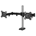 Arctic Z2 (Gen 3) - Dual Monitor Arm with USB Hub - 15 kg - 86.4 cm (34") - 75 x 75 mm - 100 x 100 mm - Height adjustment - Black