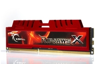 G.Skill 8GB DDR3-1600 CL10 RipjawsX - 8 GB - 1 x 8 GB - DDR3 - 1600 MHz - 240-pin DIMM