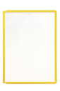 Durable SHERPA A4 Display Panel - Frame - Yellow - Polypropylene (PP) - A4