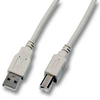 EFB Elektronik USB2.0 Anschlusskabel A-B, St.-St., 1,8m, grau, Classic