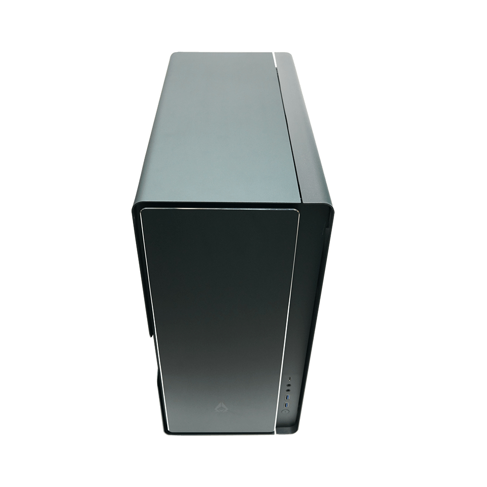 AZZA Cast 808b GAMING Miditower Schwarz mit Fl?gelseitent?r retail - Mini tower