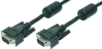 LogiLink 5m VGA - 5 m - VGA (D-Sub) - VGA (D-Sub) - Schwarz - Männlich/Männlich - RoHS - UL-2919