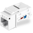 TRENDnet TC-K25C6 - Angled - White - RJ-45 - Female - 10GBase-T - Gold