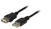 EFB Elektronik K5248SW.1,8V2 - 1,8 m - USB A - USB A - USB 2.0 - 480 Mbit/s - Schwarz