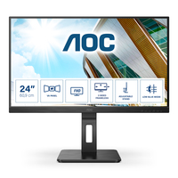 AOC P2 24P2QM - 60.5 cm (23.8") - 1920 x 1080 pixels - Full HD - LED - 4 ms - Black