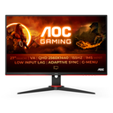 AOC G2 Q27G2E/BK - 68,6 cm (27 Zoll) - 2560 x 1440 Pixel - Quad HD - 1 ms - Schwarz - Rot