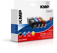 KMP 1518,0050 - Pigment-based ink - Black,Cyan,Magenta,Yellow - Canon Pixma IP 7200 Series Canon Pixma IP 7250 Canon Pixma IP 8700 Series Canon Pixma IP 8750 ... - 4 pc(s) - Inkjet printing - Canon PGI550PGBKXL (6431B001) - Canon CLI551CXL (6444B001) - Canon 