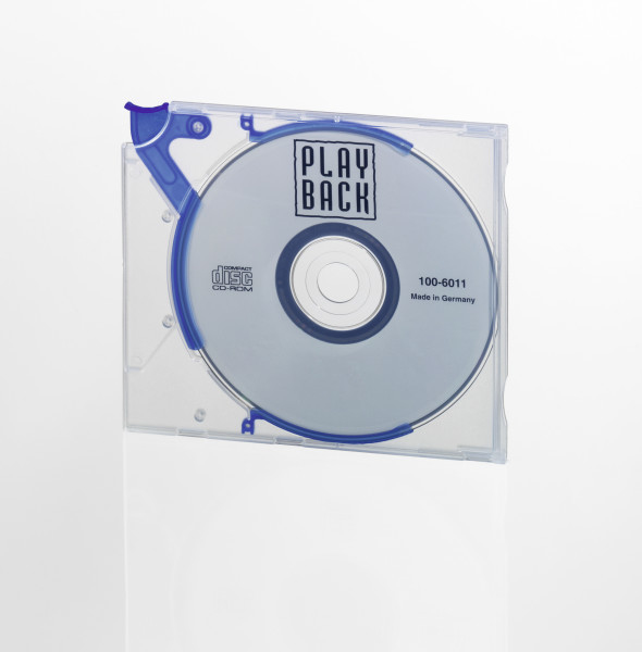 Durable QUICKFLIP CD/DVD Hülle 10 Stück blau