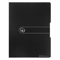 Herlitz 11207511 - Black - Polypropylene (PP) - 20 pockets - Portrait - A4 - 1 pc(s)