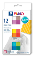 STAEDTLER FIMO 8023 C - Modeling clay - Assorted colours - Adult - 12 pc(s) - 110 °C - 30 min