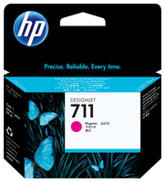 HP 711 29-ml Magenta DesignJet Ink Cartridge - Pigment-based ink - 1 pc(s)