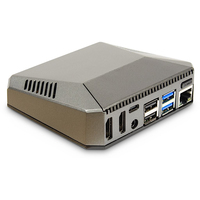 Inter-Tech 88887361 - Case - Raspberry Pi - Raspberry Pi - Grey - Aluminium - 105 mm