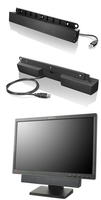 Lenovo USB Soundbar - 2.0 channels - 2.5 W - 70 dB - Black - PC - Wired