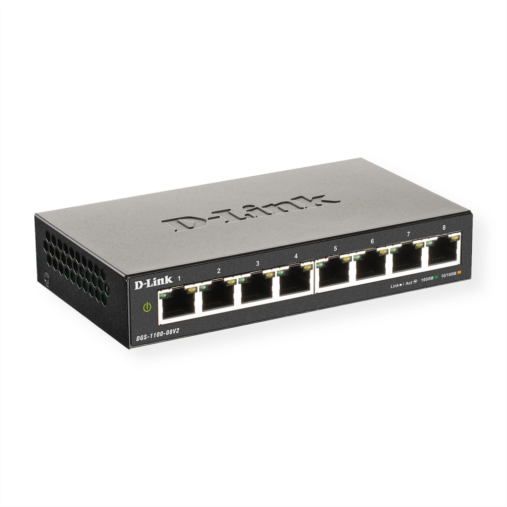 D-Link Switch DGS-1100-08V2 8 Port - Switch - 1 Gbps