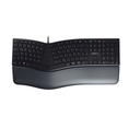 Cherry KC 4500 ERGO - Full-size (100%) - USB - QWERTZ - Black