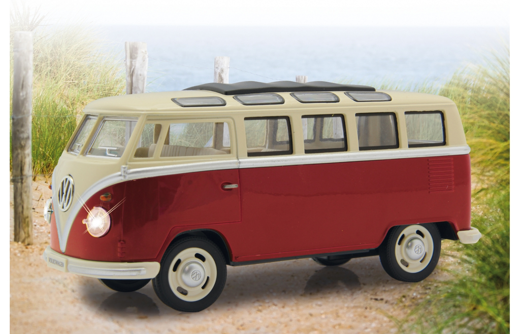 JAMARA VW T1 Bus - Bus - Electric engine - 1:24 - Ready-to-Run (RTR) - Red,White - Boy