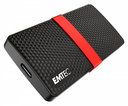 EMTEC X200 - 256 GB - USB Typ-C - 3.2 Gen 1 (3.1 Gen 1) - 450 MB/s - Schwarz - Rot