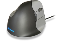 Bakker Evoluent4 Mouse (Right Hand) - rechts - Optisch - Schwarz - Grau