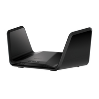 Netgear Nighthawk Tri-Band AX8 8-Stream AX6600 WiFi 6 Router (RAX70) - Wi-Fi 6 (802.11ax) - Tri-band (2.4 GHz / 5 GHz / 5 GHz) - Ethernet LAN - Black - Tabletop router