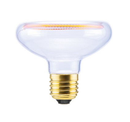 Segula LED Floating Reflektor R80 klar E27 3.5W 1900K dimm.