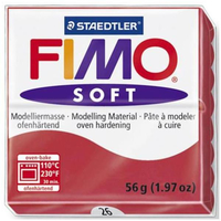 STAEDTLER FIMO soft - Modeling clay - Red - 110 °C - 30 min - 56 g - 55 mm