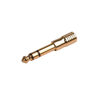 Monkey Banana Solid Link Adapter / Kopfhörer Adapter – 3,5mm Miniklinke stereo / 6,3 mm Klinke stereo - 3.5mm - 6.3mm - Gold