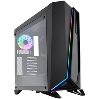 Corsair Carbide SPEC-OMEGA RGB - Midi Tower - PC - Black - ATX - micro ATX - Mini-ITX - Steel - Tempered glass - Gaming