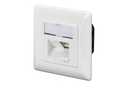 DIGITUS CAT 5e, Class D, wall outlet, shielded, surface mount