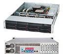 Supermicro SuperChassis 825TQC-R1K03LPB - Rack - Server - Black - ATX,EATX - HDD - Network - Power - Power fail - System - 1000 W