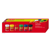 Herlitz 8643025 - 25 ml - Black - Blue - Green - Red - White - Yellow - 6 pc(s)