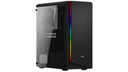 AEROCOOL ADVANCED TECHNOLOGIES Aerocool Rift - Midi Tower - PC - Black - ATX - micro ATX - Mini-ATX - ABS synthetics - SPCC - Blue - Green - Red