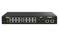 QNAP QSW-M2116P-2T2S - Managed - L2 - 2.5G Ethernet - Vollduplex - Power over Ethernet (PoE) - Rack-Einbau