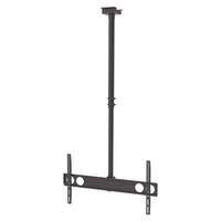 Manhattan TV & Monitor Mount - Ceiling - 1 screen - Screen Sizes: 37-75" - Height: 105-156 cm - Black - VESA 200x200 to 800x400mm - Max 50kg - LFD - Lifetime Warranty - 50 kg - 94 cm (37") - 177.8 cm (70") - 200 x 200 mm - 800 x 400 mm - Black