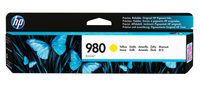 HP 980 Yellow Original Ink Cartridge - Standard Yield - Pigment-based ink - 6600 pages - 1 pc(s)