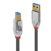 Lindy 36662 2m USB A USB B Männlich Männlich Grau USB Kabel