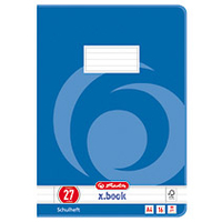 Herlitz 3322708 - Blau - 16 Blätter - Liniertes Papier - A4 - 80 g/m² - Junge/Mädchen