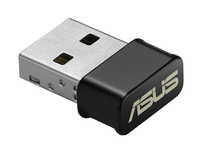 ASUS USB-AC53 Nano - Kabellos - USB - WLAN - Wi-Fi 5 (802.11ac) - 867 Mbit/s - Schwarz - Edelstahl