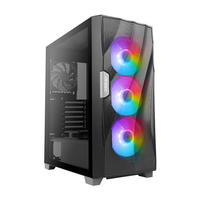 Antec DF700 Flux - Midi Tower - PC - Black - ATX - micro ATX - Mini-ITX - Plastic - Steel - Gaming