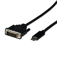 EFB Elektronik EBUSBC-DVIK.2 - 2 m - USB Type-C - DVI-D - Male - Female - Straight