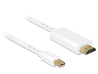 Delock 83708 - 3 m - Mini DisplayPort - HDMI - Male - Male - Gold