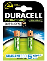 Duracell 056978 - Wiederaufladbarer Akku - 2 Stück(e) - 2400 mAh - AA