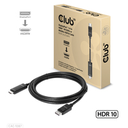 Club 3D DisplayPort 1.4 to HDMI 4K120Hz or 8K60Hz HDR10 Cable M/M 3m/9.84ft - 3 m - DisplayPort - HDMI - Männlich - Männlich - Gerade